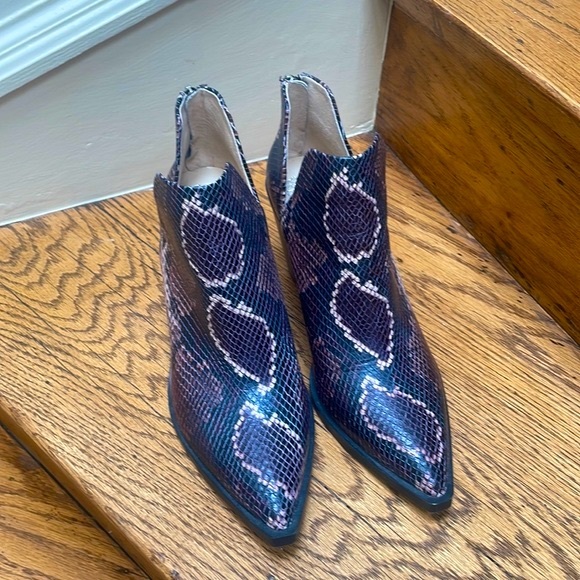 Vince Camuto Snakeskin Boot - Picture 2 of 11
